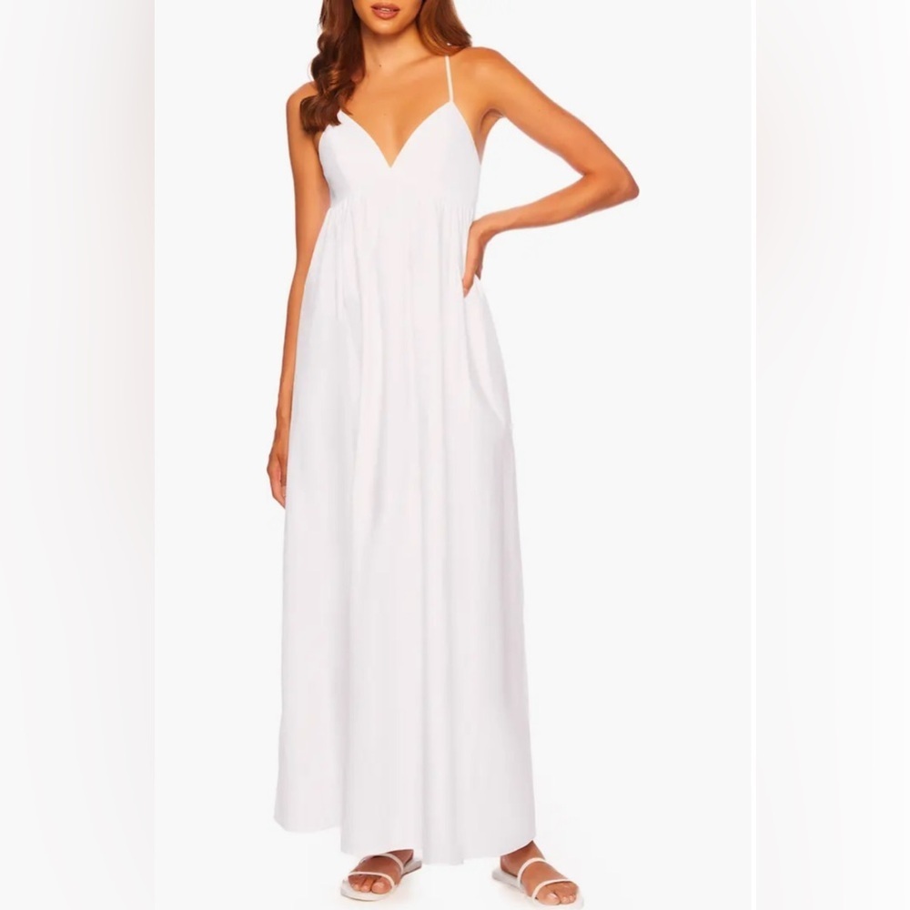 Susana Monaco Cotton Poplin Maxi Sundress